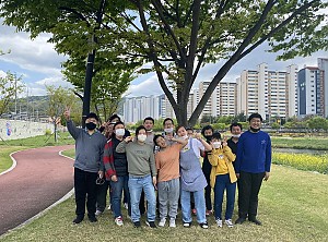 산책~!
